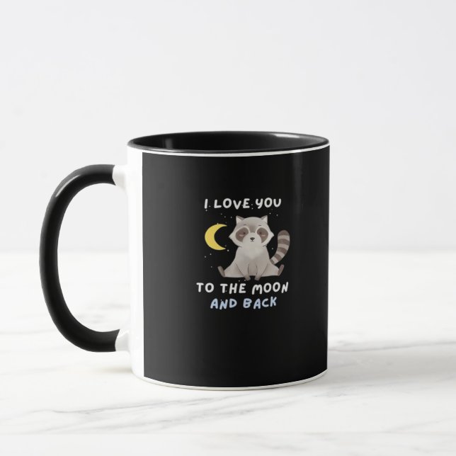 Caneca I Love You To The Moon And Back Timeless Classic S (Esquerda)