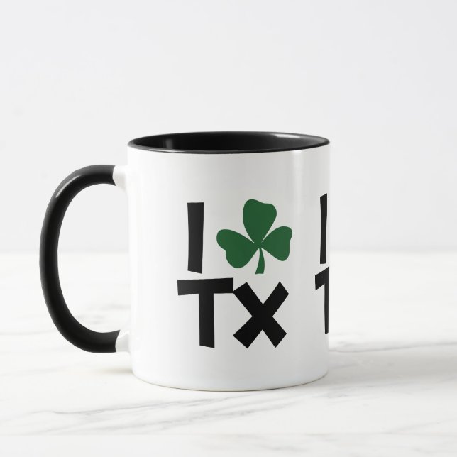 Caneca I<Shamrock>Dia de São Patrício do Texas (Esquerda)