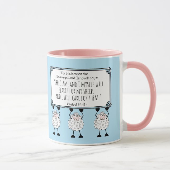Caneca "I Will Care for My Sheep"  (Direita)