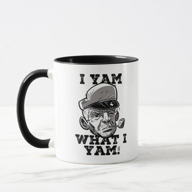 Caneca I Yam What I Yam Classic Meme Design (Esquerda)