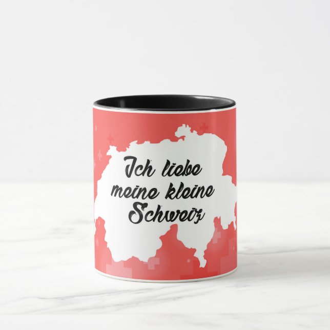 Caneca Ich liebe meine kleine Schweiz (Centro)