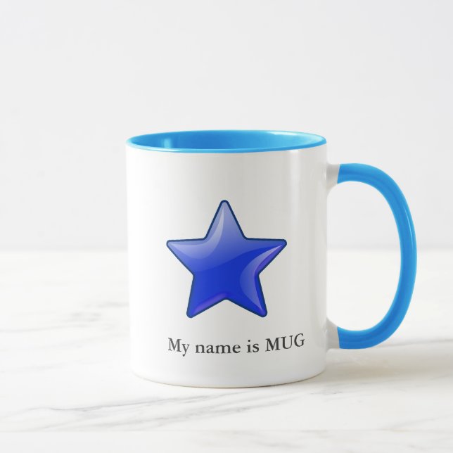 Caneca ícone com seu nome - mug2 da estrela (Direita)