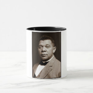 Caneca Ícone da História Negra: Booker T Washington, Retr