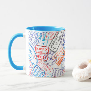 Caneca ícone de viagem