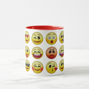 Caneca Ícone Emoji Enfrenta Combinação