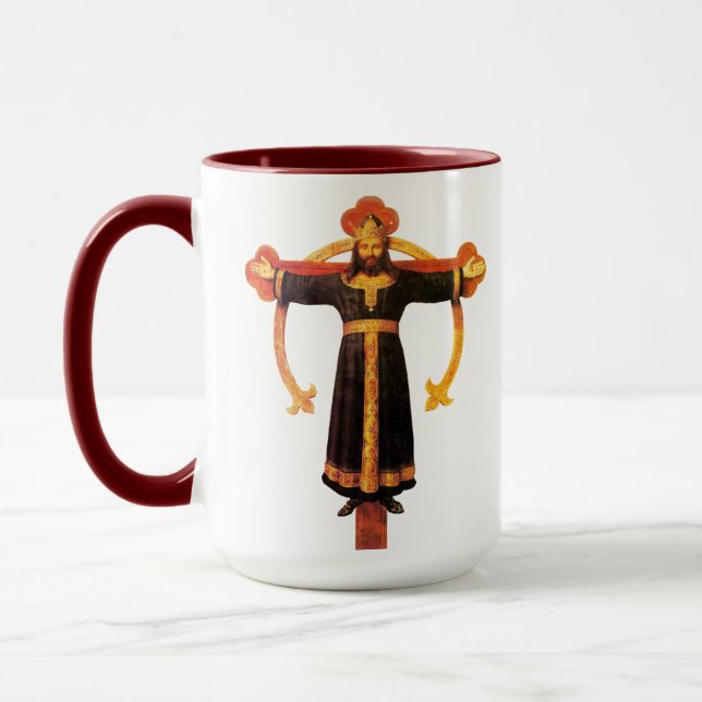 Caneca Ícone Ortodoxo cristo Católico (Esquerda)
