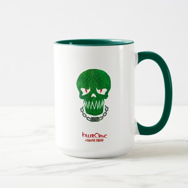 Caneca Ícone principal de Croc do assassino do pelotão | (Direita)