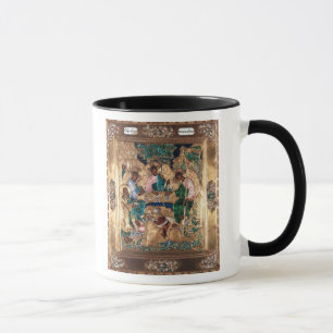 Caneca Ícone que descreve Abraham e os três anjos
