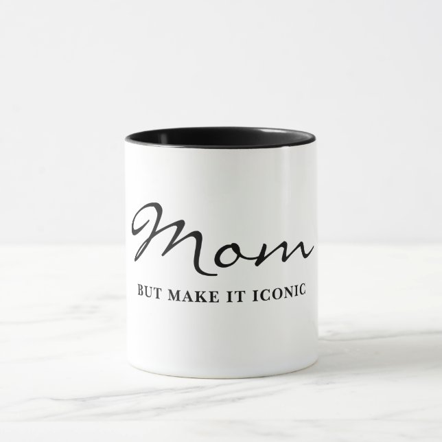 Caneca Iconic Fun Witty Cool Mom Coffee Mug (Centro)