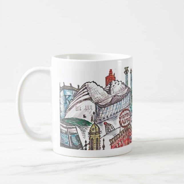 Caneca icónica da arquitetura de Kansas City (Esquerda)