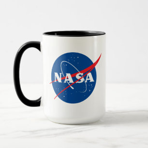 Caneca Icônica NASA Eclipse Black/White Cerâmica Bistro M