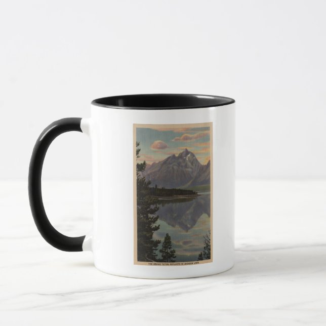 Caneca Idaho - Grande Reflexão Teton no Lago Jackson (Esquerda)