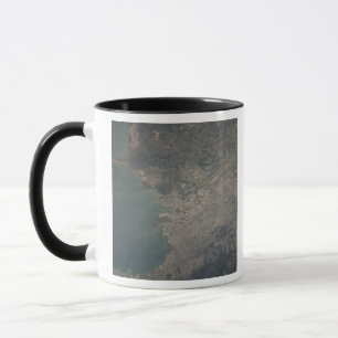Caneca Ideia aérea da área do Port-au-Prince de Haiti
