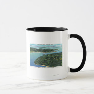 Caneca Ideia aérea da entrada sadia de Somes