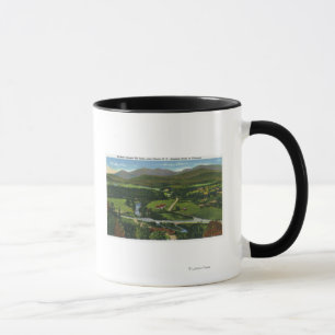 Caneca Ideia aérea do salto de esqui olímpico de 60