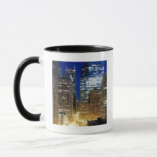 Caneca Ideia da noite da arquitectura da cidade de