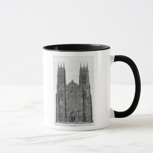 Caneca Ideia da parte dianteira ocidental da catedral de (Direita)