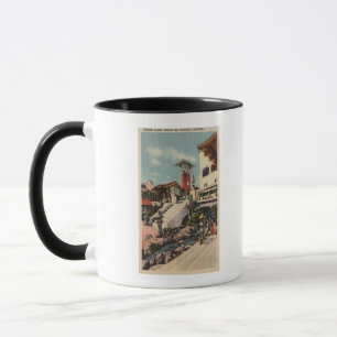 Caneca Ideia da pensão da missão & da corte oriental