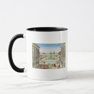 Caneca Ideia de perspectiva do lugar Louis XV