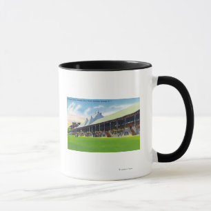 Caneca Ideia de Racegrounds do suporte grande na trilha