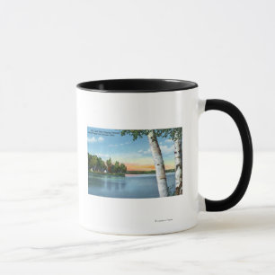 Caneca Ideia de terras de acampamento do estado da angra