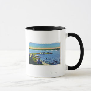 Caneca Ideia do clube da regata do veleiro # 2
