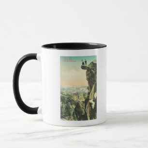 Caneca Ideia do ponto da geleira que olha sobre Yosemite