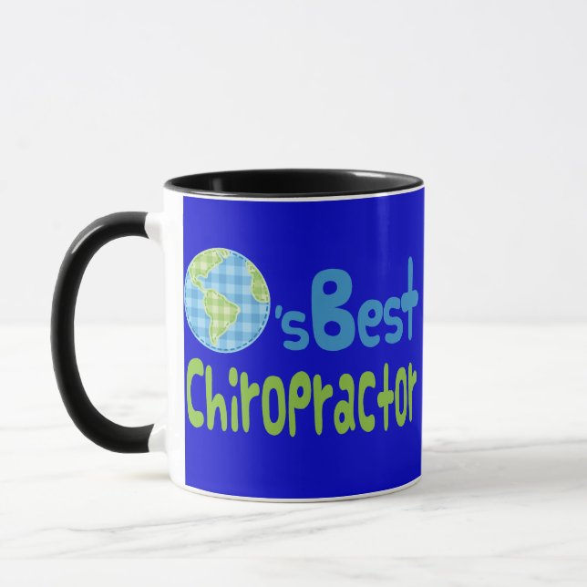 Caneca Ideia do presente para o Chiropractor (mundos (Esquerda)