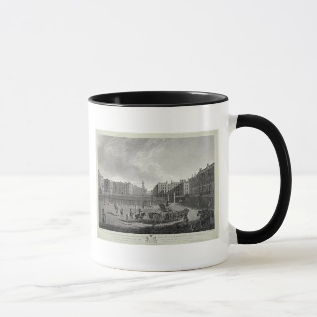 Caneca Ideia do quadrado de Hanover, gravada pelo (Direita)