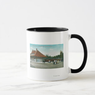 Caneca Ideia exterior da estação de comboio