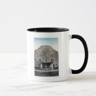 Caneca Ideia exterior do teatro novo de Ridgeway