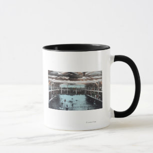 Caneca Ideia interior de banhos da água salgada de