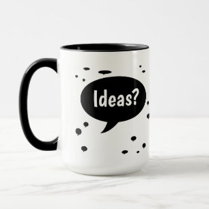 Caneca Ideias Inspiração Encorajamento Trabalho em Equipe