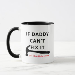 Caneca If Dad Can't Fix It Mug - Funny Sarcastic Quote!