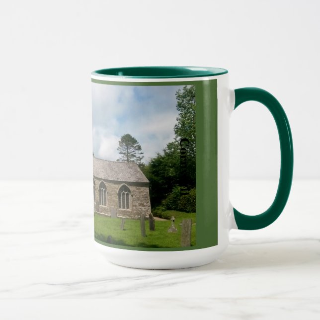 Caneca Igreja Cornualha Inglaterra de Braddock (Direita)