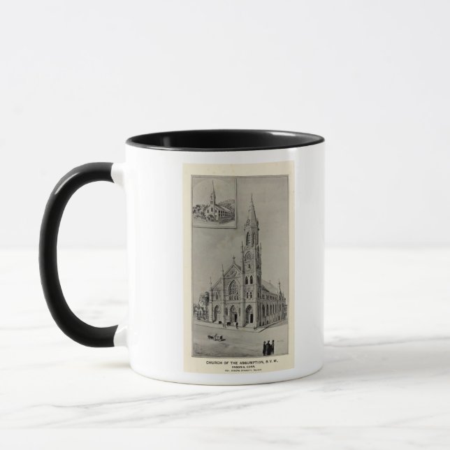 Caneca Igreja da Assunção, Ansonia, Conn (Esquerda)