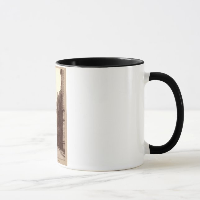 Caneca Igreja de trindade, Wall Street, Nova Iorque c1910 (Direita)