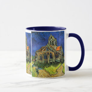 Caneca Igreja em Auvers Van Gogh Fine Art