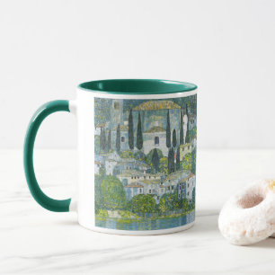 Caneca Igreja (Kirche) em Cassone de Gustav Klimt