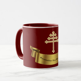 Caneca Igreja Maronita Cruzada Personalizada Mug de Prese