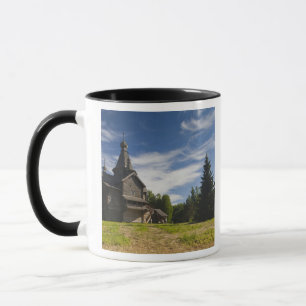 Caneca Igreja ortodoxa russa de madeira tradicional