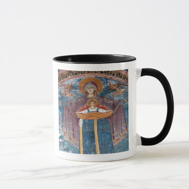 Caneca Igreja Ortodoxa Sérvia e um sítio da UNESCO, (Direita)
