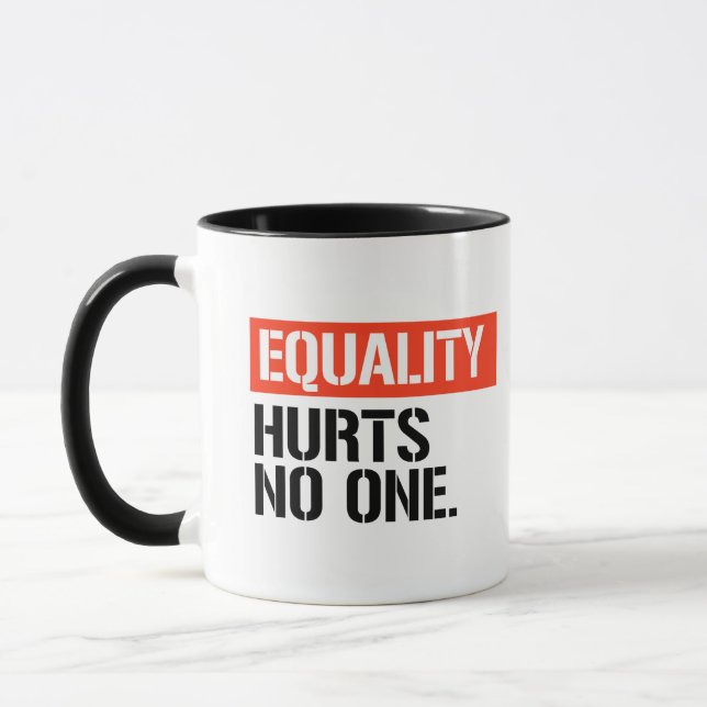 Caneca Igualdade não prejudica ninguém (Esquerda)