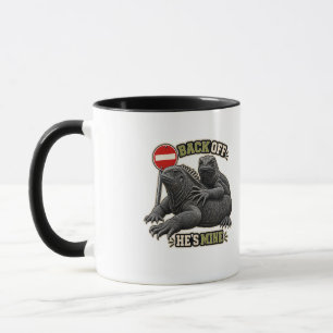 Caneca Iguana Engraçada Afaste-se Ela é Minha