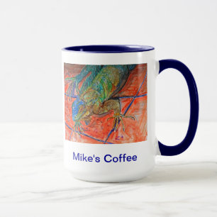 Caneca Iguana Eyed vermelho