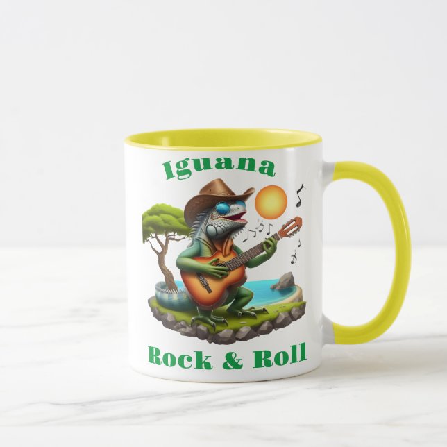 Caneca Iguana Serenading Swamp Dweller Rock (Direita)