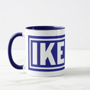 Caneca Ike Azul 1952