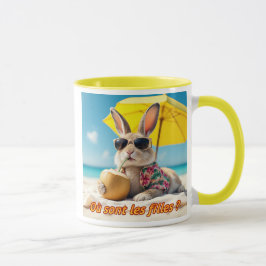Caneca Il est chaud le lapin.
