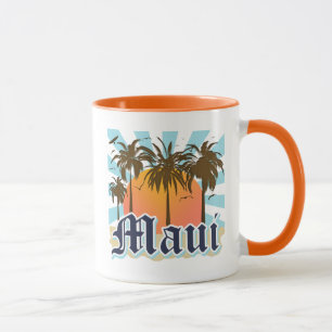 Caneca Ilha da lembrança de Maui Havaí