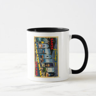 Caneca Ilha de Catalina do papai noel, Califórnia